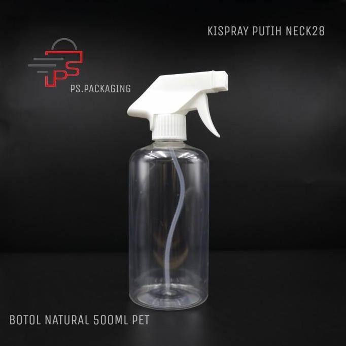 Botol Plastik Spray 500ml Natural / Kispray 500ml /Botol 500ml
