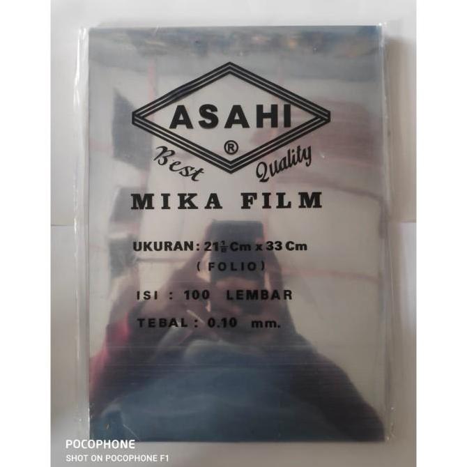 Plastik Mika / Cover Mika / Mika Film Jilid Bening Ukuran A4 0.10mm
