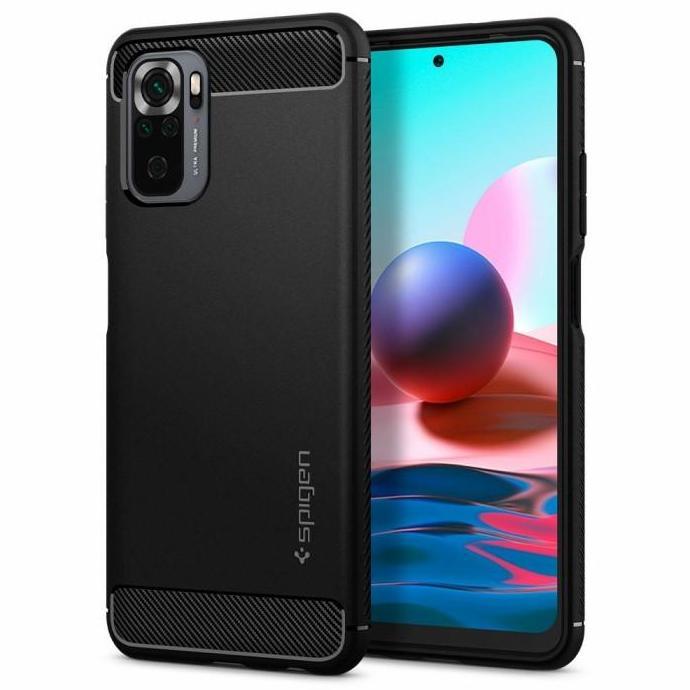 spigen xiaomi redmi note 10 pro rugged armor case