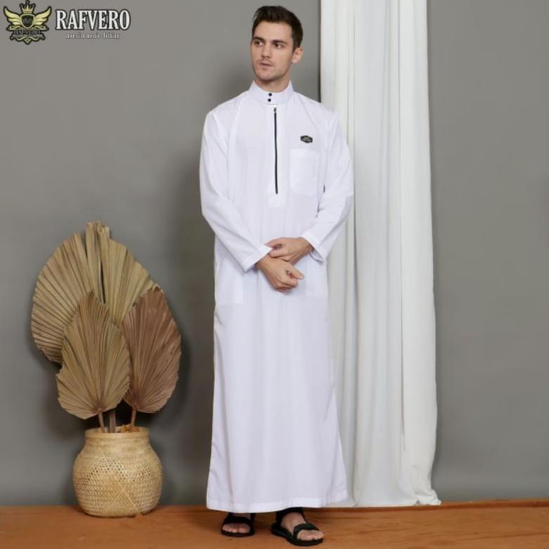 MURAH LA-TAHZAN JUBAH SAUDI PRIA/GAMIS PAKISTAN TERLARIS/JUBAH MUSLIM PRIA DEWASA ELVANO
