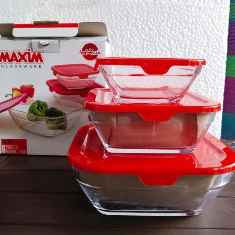 Maxim Bowl/Square | Mangkok Persegi | Mangkok Set Hadiah Baru