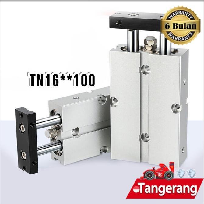 MENDA Cylinder Pneumatic TN16 Twin Rod Pneumatik Angin Air Silinder Double Stroke TN 16