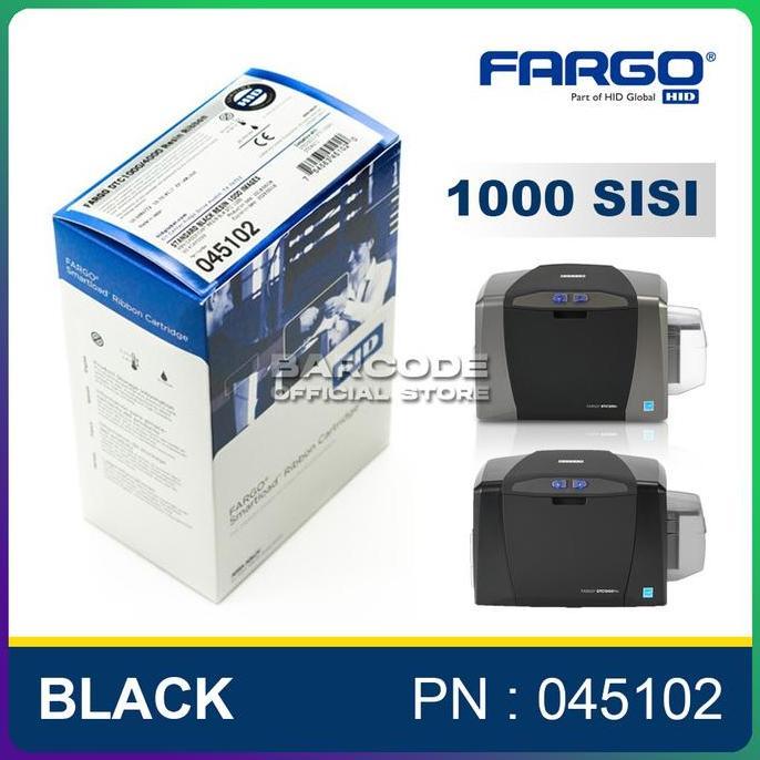 Softrit- Fargo Dtc 1250E & C50 ( Pn : 045102 ) Dtc1000/4000 Resin Ribbon Black