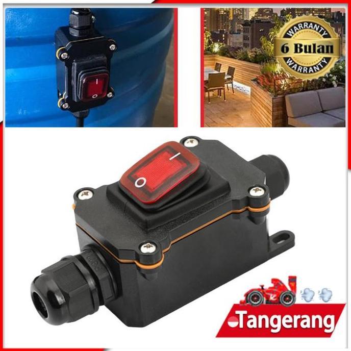 MRIKI Saklar Switch Anti Air Waterproof Marine Outdoor / Saklar Connector Kabel Waterproof