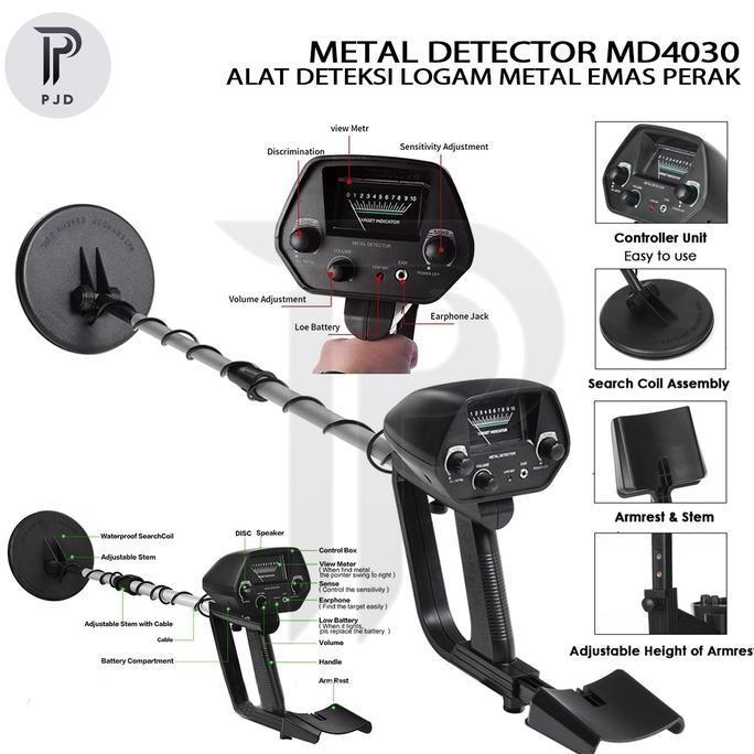 IND MD4030 Gold Metal Detector Emas Logam King Detektor MD-4030