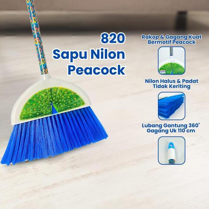 Sauberkeit- Nagoya Sapu Nilon Peacock