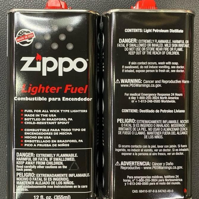 Sfp- Minyak Zippo Besar Original 355 Ml / Fluid Zippo Besar 355 Ml