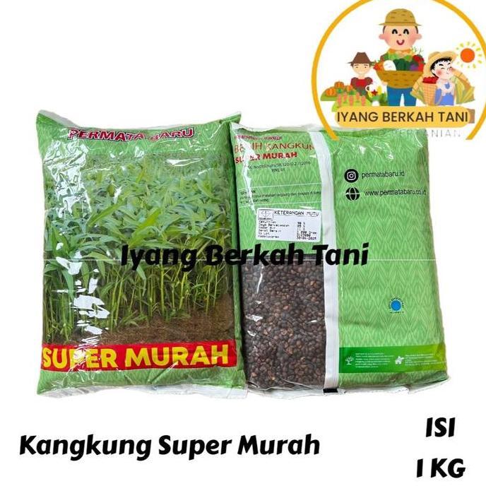 Parkx- Benih Kangkung Super Murah Kemasan 1 Kg - Bibit Kangkung 1 Kg