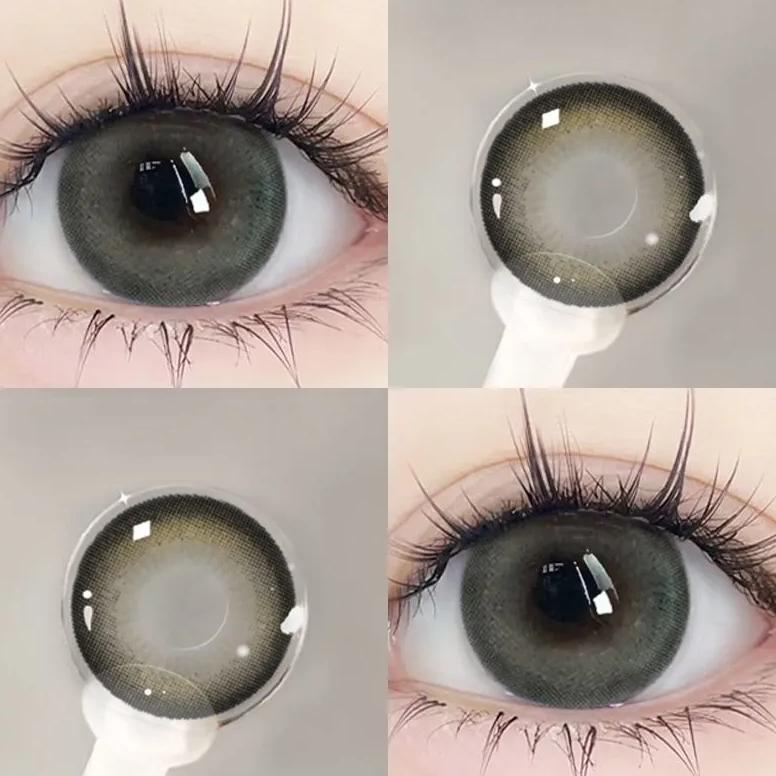 TERBARU Sepasang lensa kontak berwarnaDiameter 14-14,5 MM softlens livingsoftlens biru soflens sofle