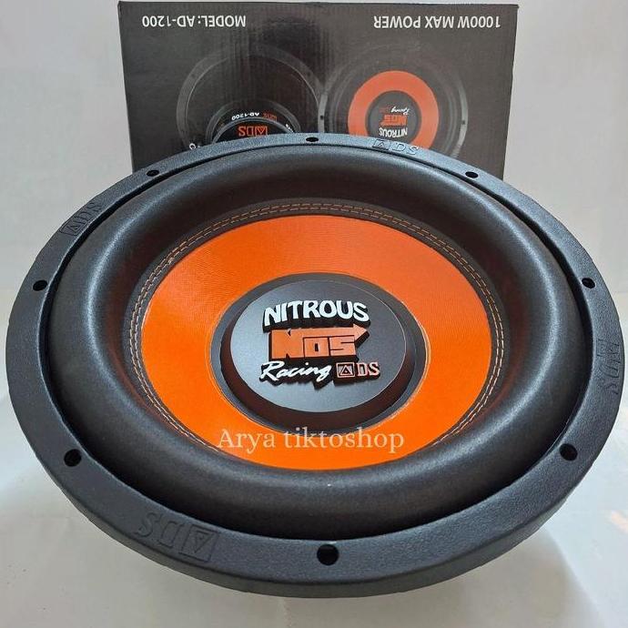 Produk Terbaru Subwofer Ads 12 Inch Nitrous Nos Subwoofer Ads Ad 1200 Nitrous Nos 1000Watt