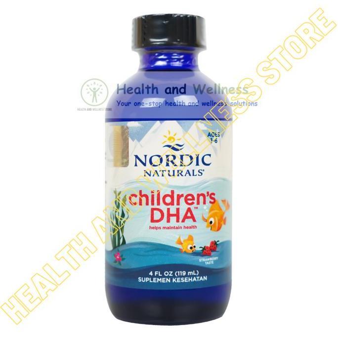 Haarvitamine- Nordic Naturals Childrens Dha Children Dha Strawberry Anak 119 Ml