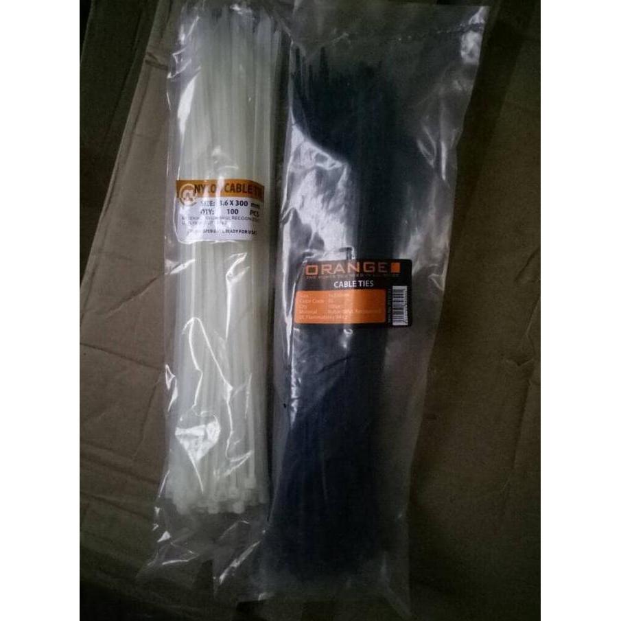 Packen- Kabel Ties 30Cm Hitam / Putih