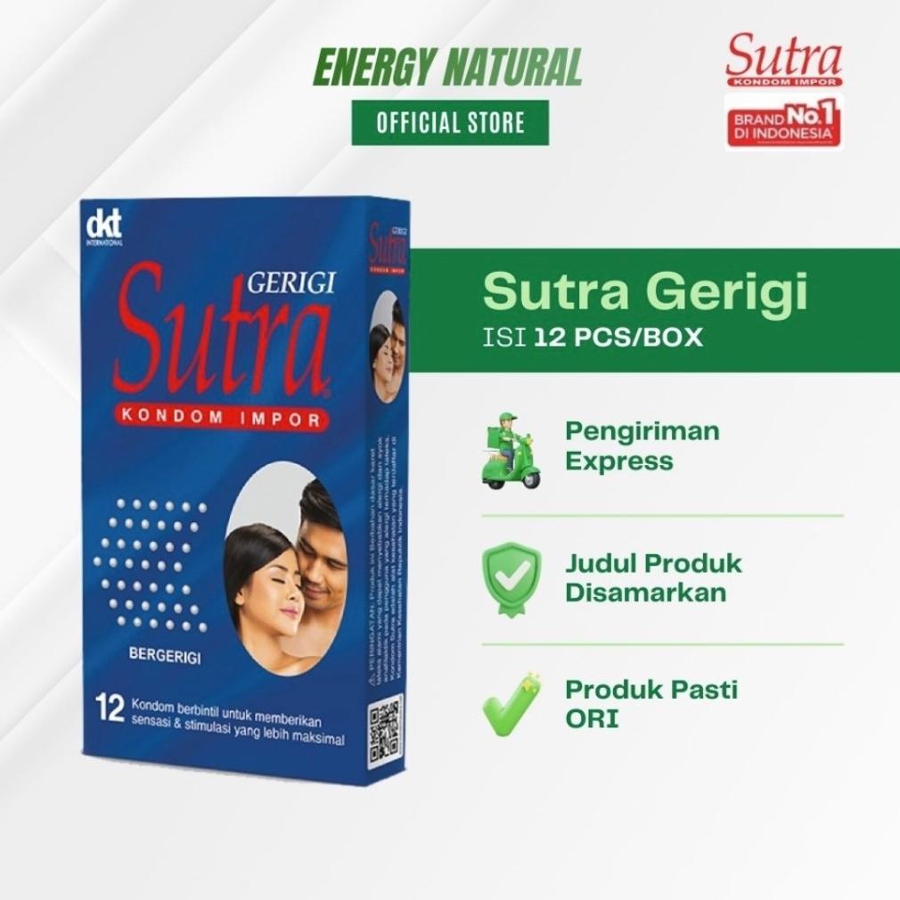 Teralris Kondom Sutra Biru Bergerigi 1 Box Isi 12+3 Pcs Condom Sutra Memberikan Sensasi Tambahan