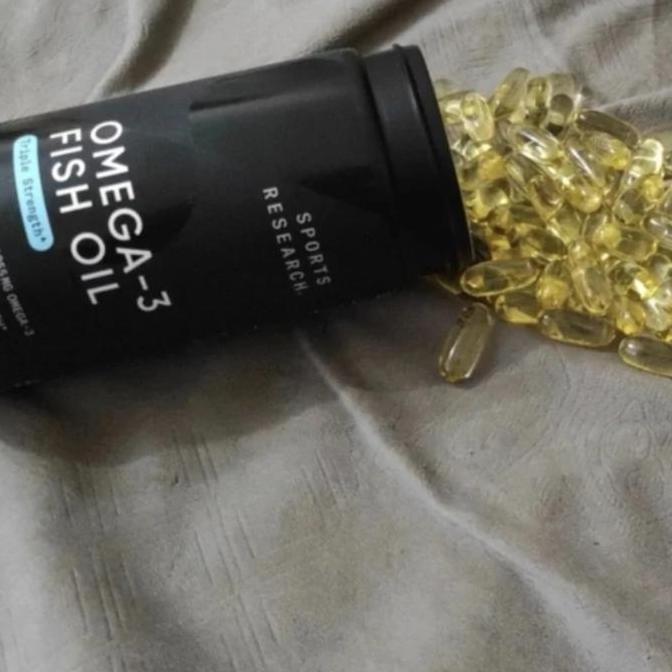 Haarvitamine- Sr Sportsresearch Omega-3 Fish Oil Triple Strength 1250Mg 90 Softgel Exp Dates : Nov 2