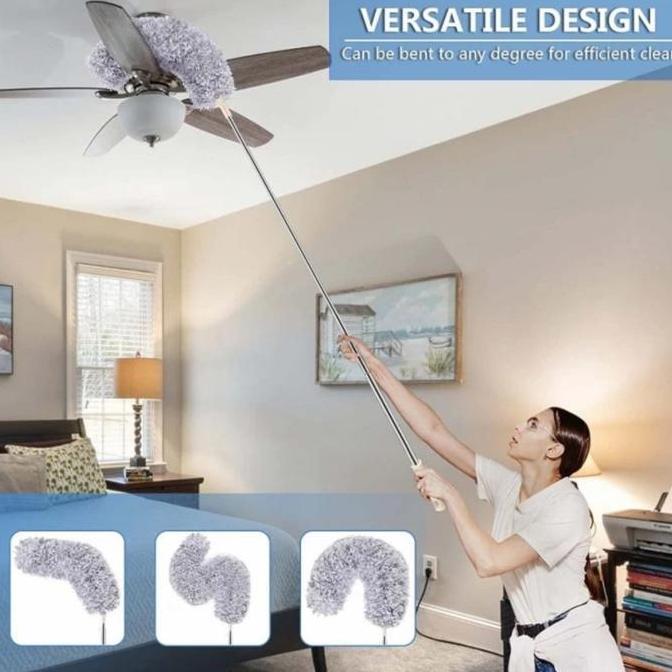 (VCM) Sapu Sawang plafon panjang/Kemoceng panjang pembersih rumah