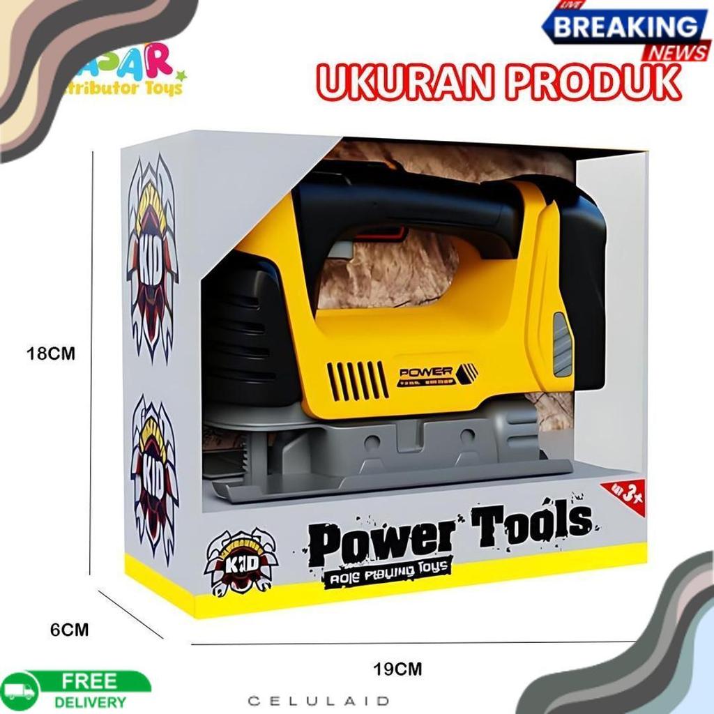 Bisa Cod Mainan Anak Xts-3056 Curve Saws Power Tools Mainan Gergaji Listrik Elektrik Power Tools Toy