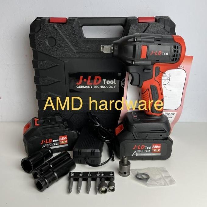 MESIN IMPACT WRENCH CORDLESS ORIGINAL DOLIZ BD501 BATERAI 21V BD 501