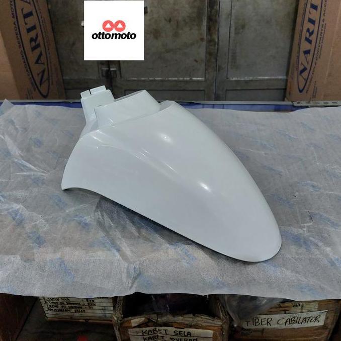 SPAKBOR DEPAN PUTIH SCOOPY FI LED DONAT ESP  2017 - 2019