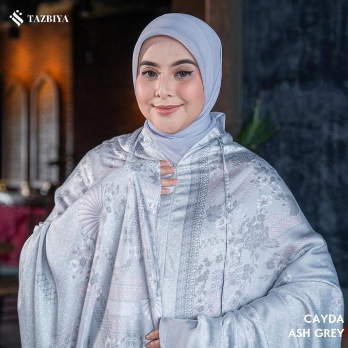 ORIGINAL 100% MUKENA TAZBIYA PREMIUM CAYDA SERIES | Mukena Rayon Satin 2IN1 Free Sajadah | Mukena Mo