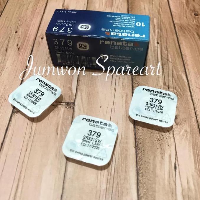 Baterai Renata 379 Renata SR521SW Baterai Renata SR 521 SW Original