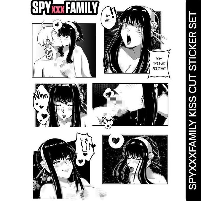 NIKKE SPYXFAMILY Kiss Cut Sticker Set by godzaela