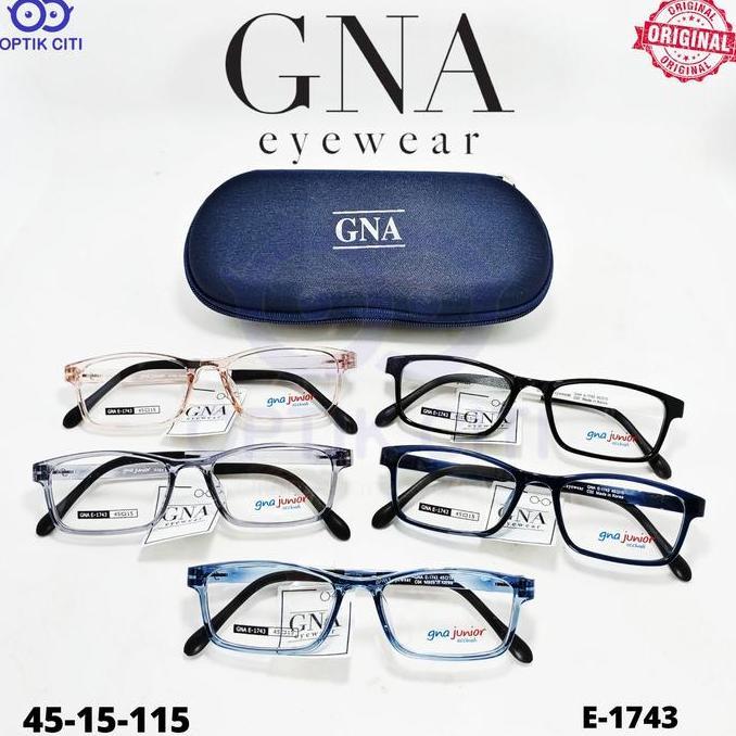 Frame Kacamata Anak GNA Junior Original 1743 Ringan Dan Lentur Original