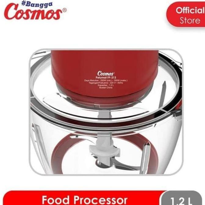 FOOD PROCESSOR CHOPPER COSMOS 1.2L FP-313-PELUMAT DAGING