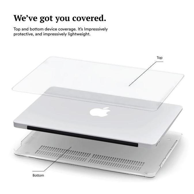 Xfour- Macbook Clear Case For Macbook Pro 13" M1/M2/Macbook Air 13" M2 2022