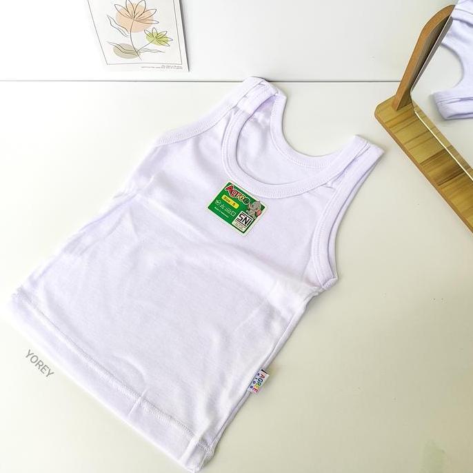 Clothes- 3 Pcs Singlet Agree Kids Kaos Dalam Anak Kaos Dalam Agree Kids Putih Kaos Dalam Anak Laki L