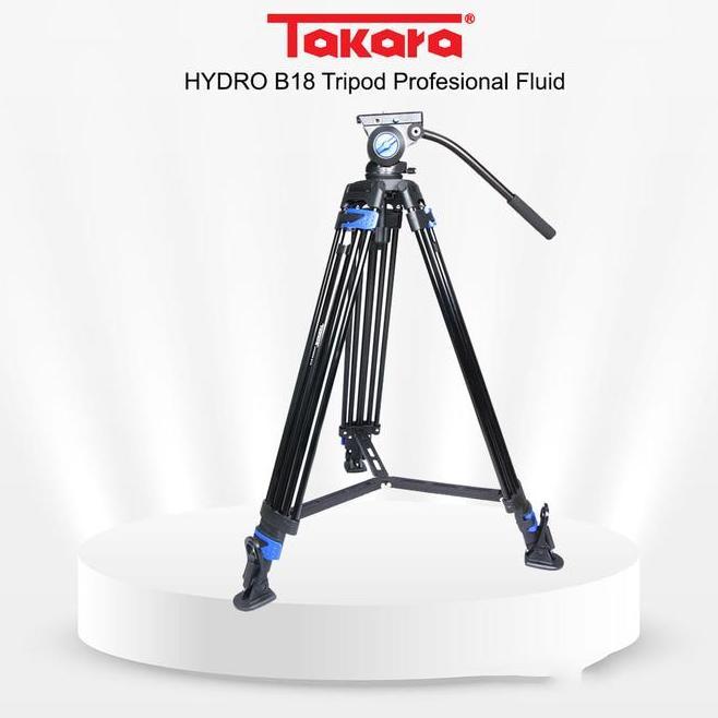 Takara Hydro B18 Tri Profesional Fluid Head Foto Video