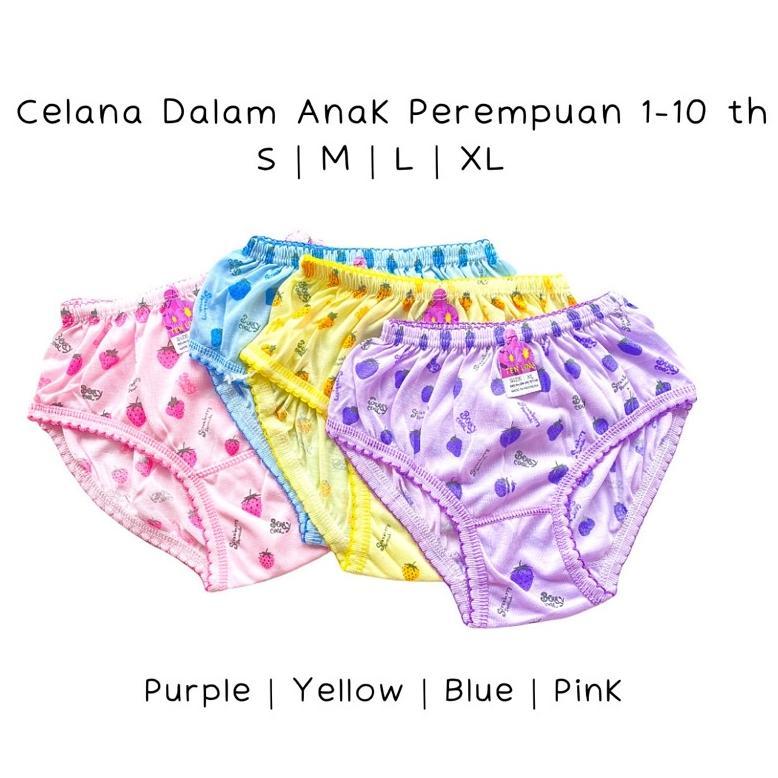 Unik 1 Lusin Cd Celana Dalam Anak Perempuan Cewek Lusinan / Boxer Anak Celana Dalam Bayi Perempuan T