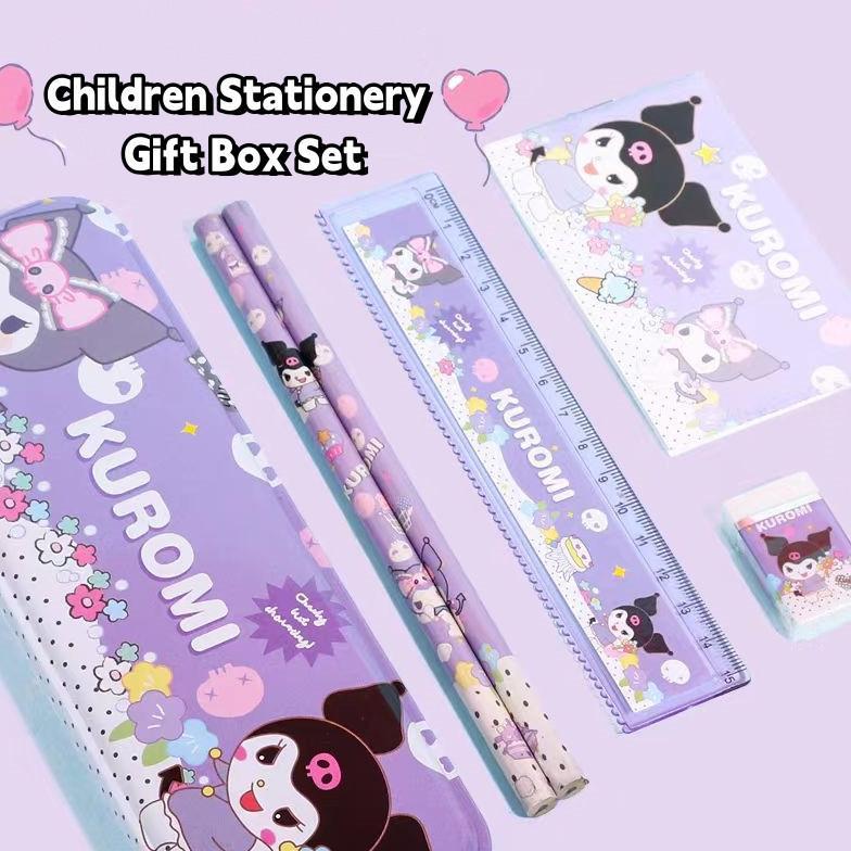 Viral !!! [Ready] Fivevoo Alat Tulis Anak Tk / Kotak Pensil Anak Set / Tempat Pensil Anak Perempuan 