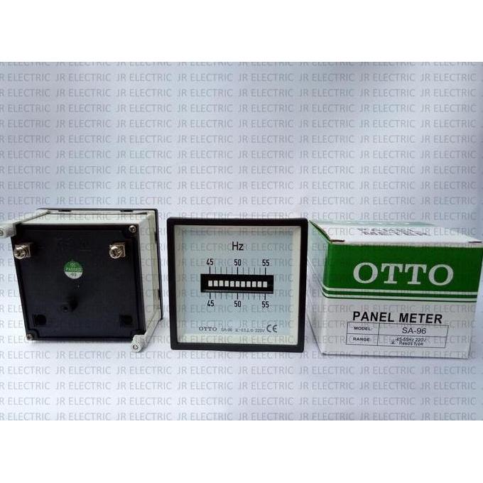 Lansung- Otto Panel Meter / Frequency Meter Hz Jarum Getar 50Hz Sa-96 45-55Hz