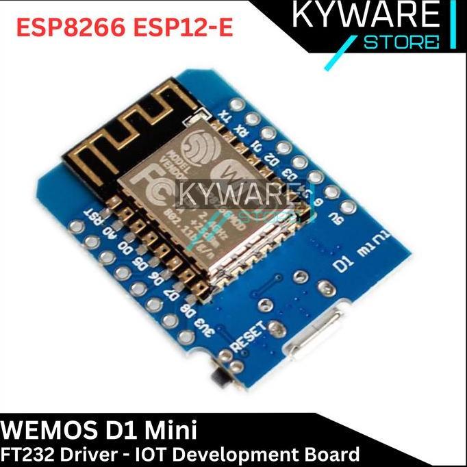 Lansung- Wemos D1 Mini Esp8266 Nodemcu Wifi Iot Esp 8266 Develompent Board Esp-12