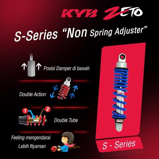 Promo skok shock KYB ZETO vario 125 150, beat fi, scoopy fi Diskon