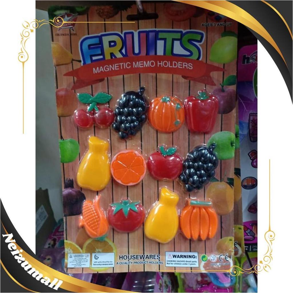 BUAH MAGNET HIASAN KULKAS  BUAH MAGNET BUAH MENEMPEL AT Termurah