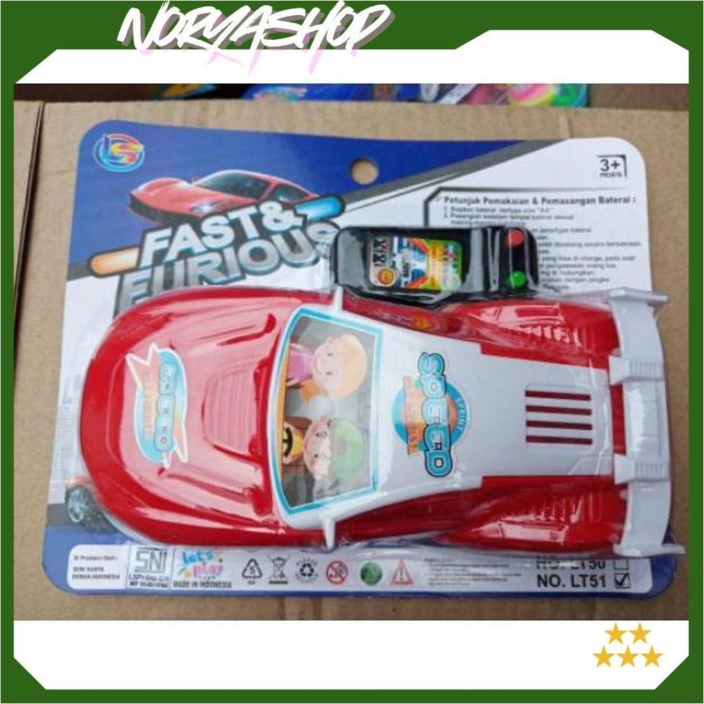 Mobil remote sedan kabel /Mainan mobil remote polisi model kabel /Mainan mobil mobilan remote kabel 
