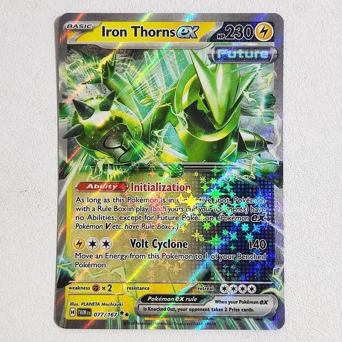 New Iron Thorns ex 077/167 - Twilight Masquerade Pokemon Card English