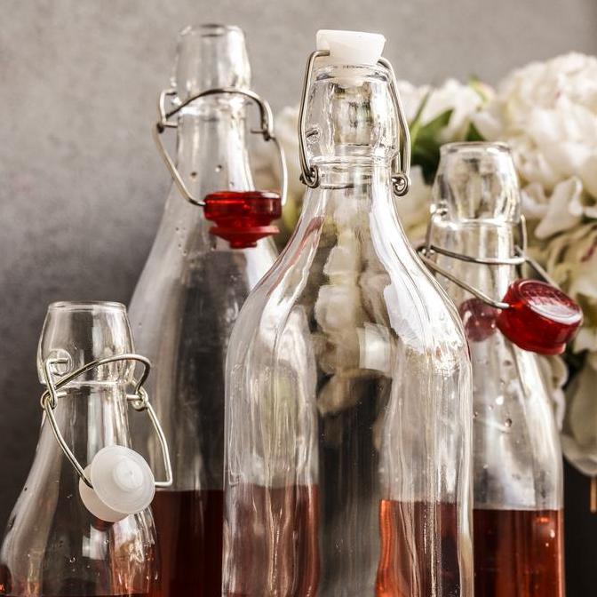 Botol Kaca Kedap Udara Kecil serbaguna 250 ml / MSP-YW917 / isi 1 Pc murah
