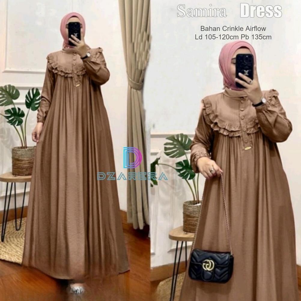 TERBARU Gamis Wanita Dewasa Jumbo Bahan Crinkle Airflow Premium