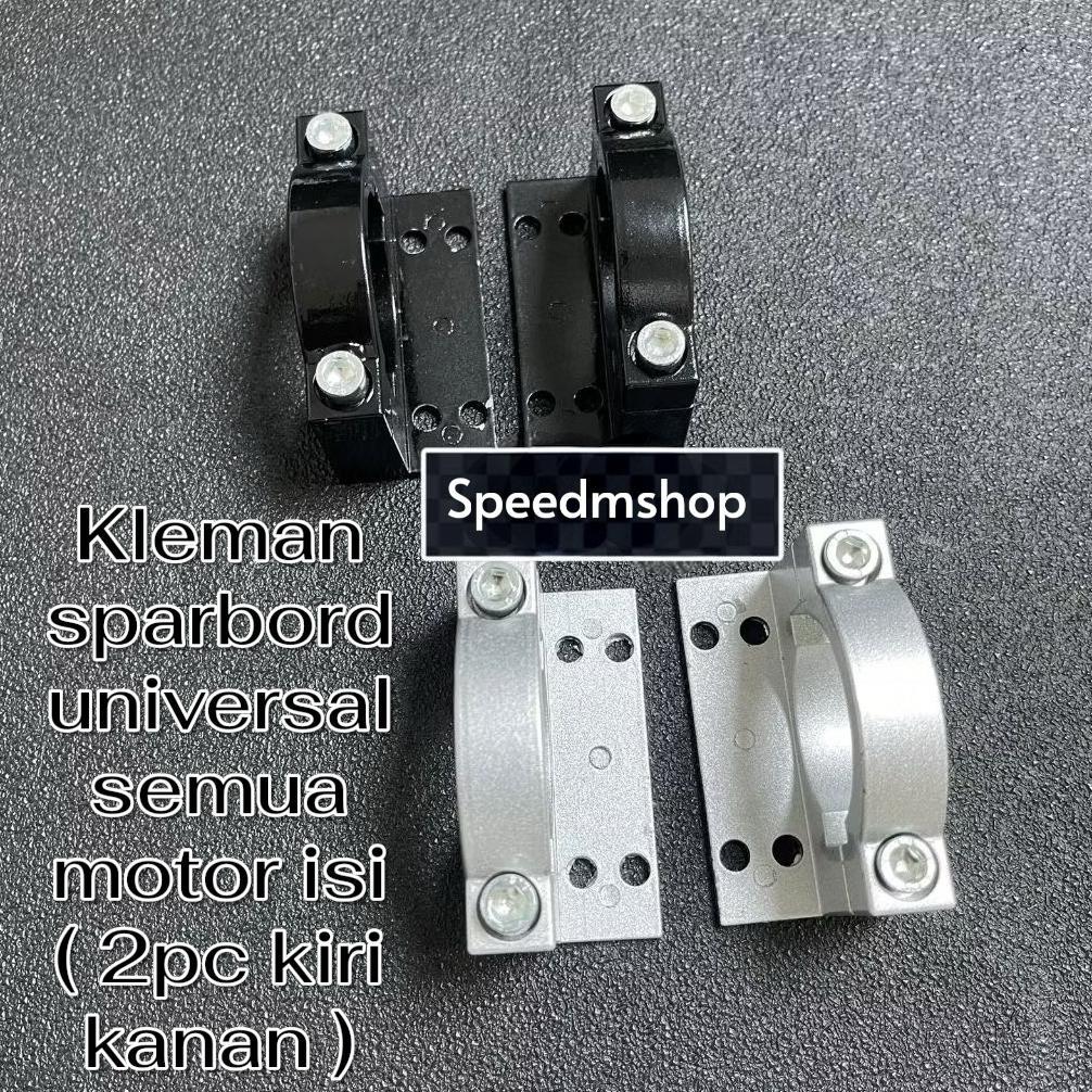 FREEPRODUK ASLI Kleman sparkbor depan cnc import kleman spakbor universal rxking vixion cb ninja bea