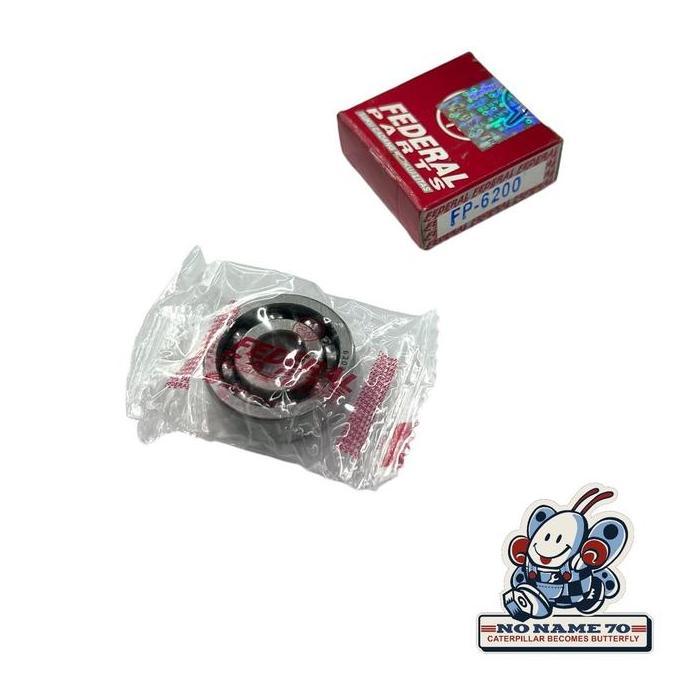Bearing Laher 6200 Roda Depan Suzuki RC80 RC100 Bravo Crystal Federal