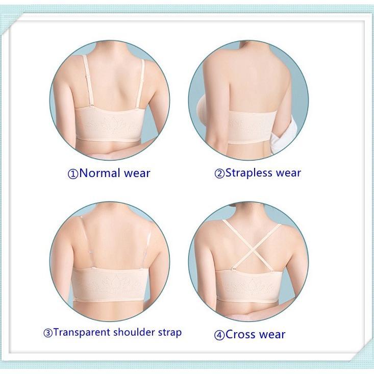 Hot Bh Bra Wanita Tanpa Kawat Pakaian Dalam Kancing Depan Bra Push Up Bra Seamless Anti Slip Bahan L