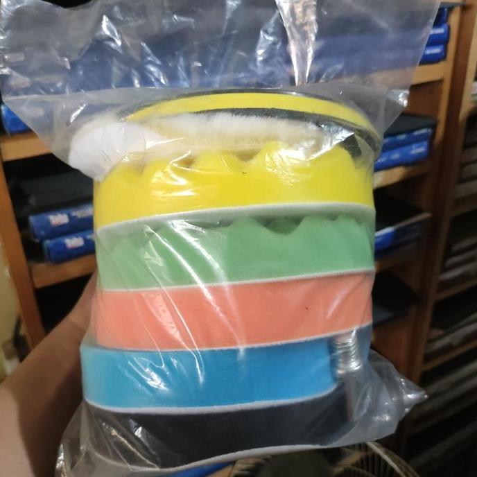 Paket busa poles mobil 6 inch