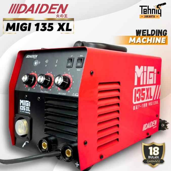 Daiden MIG 135XL Mesin Las Listrik / Daiden Travo Las Listrik Inverter Welding MIGI 135 XL