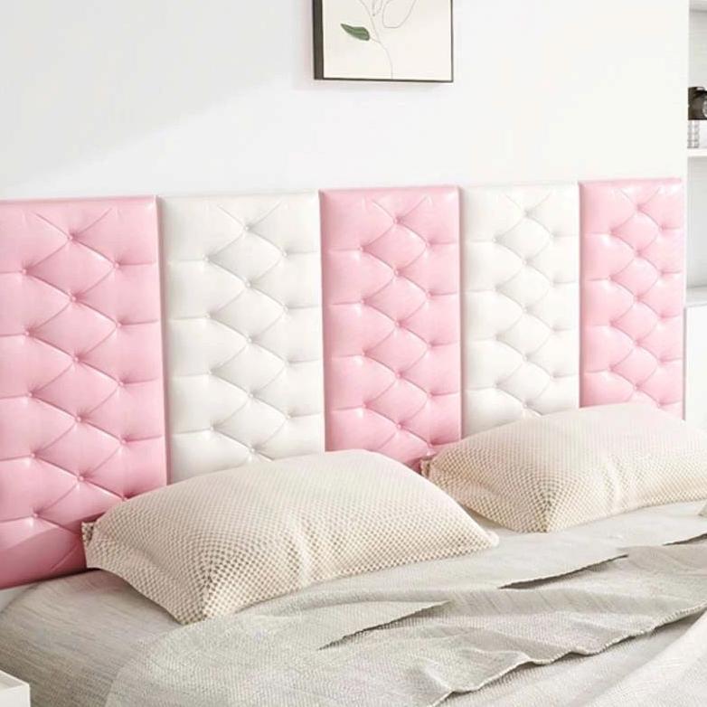 PREMIUM WALLPAPER HOME Foam 3D (30x60 cm Tebal 6 mm) Headboard Bed Wall Sticker  2026