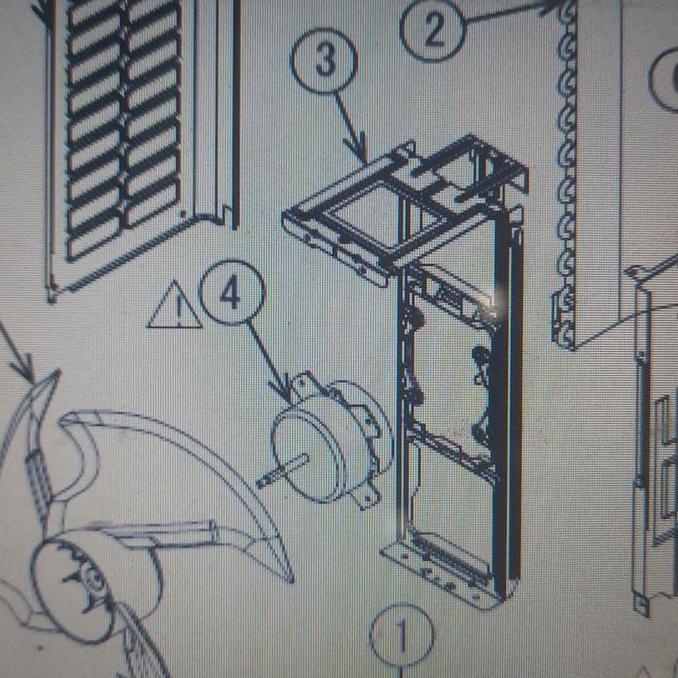 Fan Motor Outdoor AC Panasonic PU5/7/9XKJ