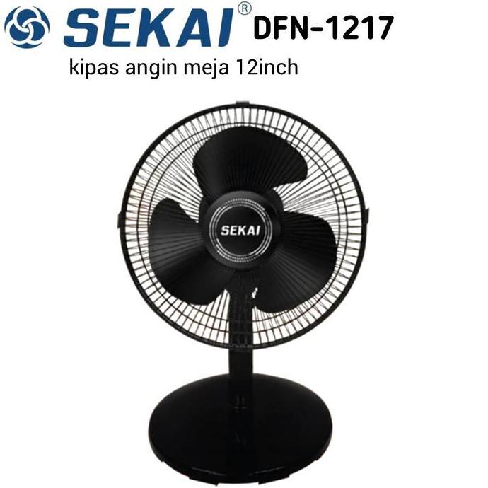 TERLARIS KIPAS ANGIN MEJA SEKAI DFN 1217 KIPAS ANGIN DUDUK 12 INCH