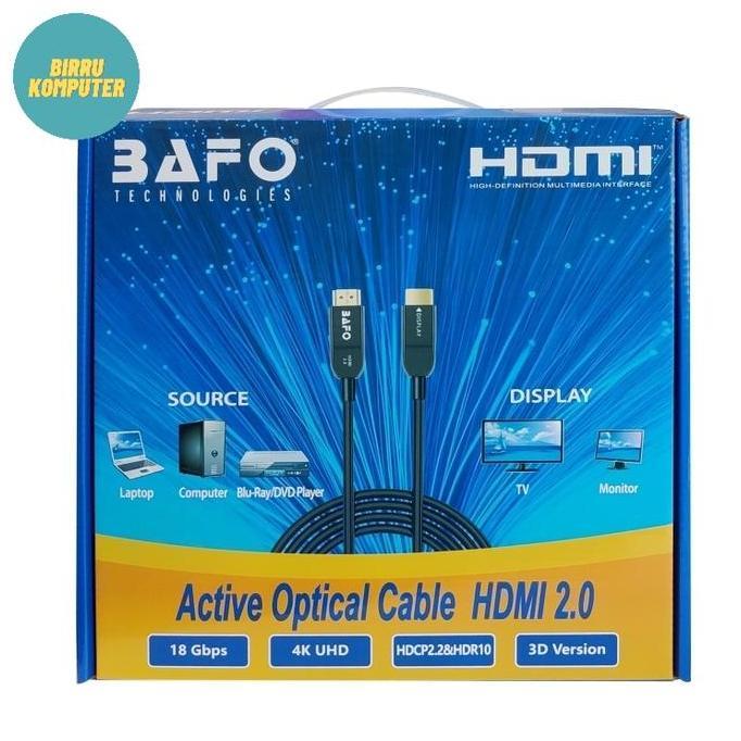 Bafo Kabel HDMI 2.0 FO Fiber Optic 50 Meter 4K