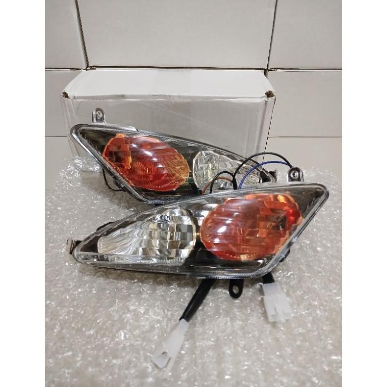 lampu sen/sein mio mx custom smoke mika original stanley